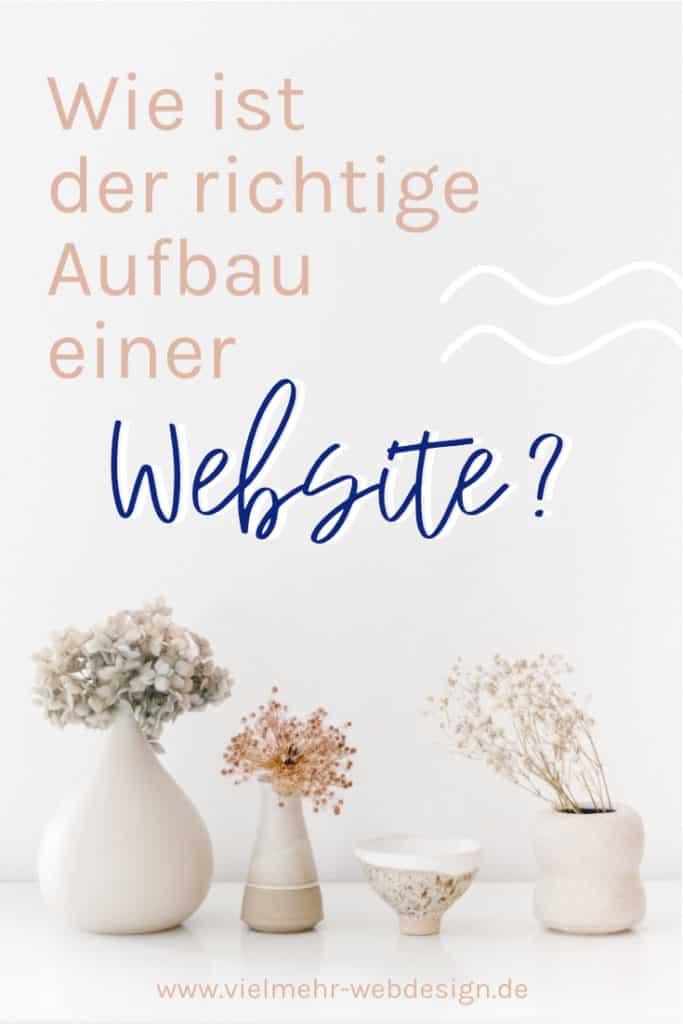 Wie ist der richtige Aufbau einer Website? 1 Aufbau einer Website pinterest