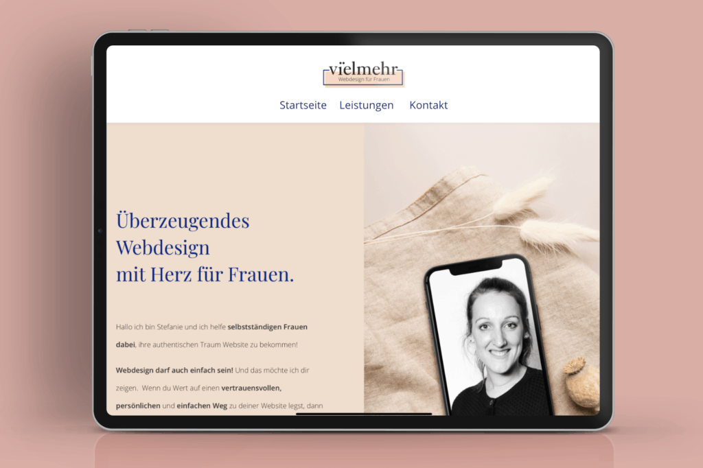 Beispiel Fehler Website Navigation