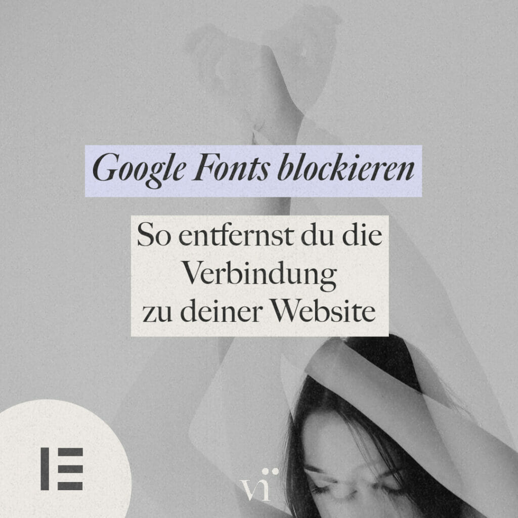 google fonts blockieren